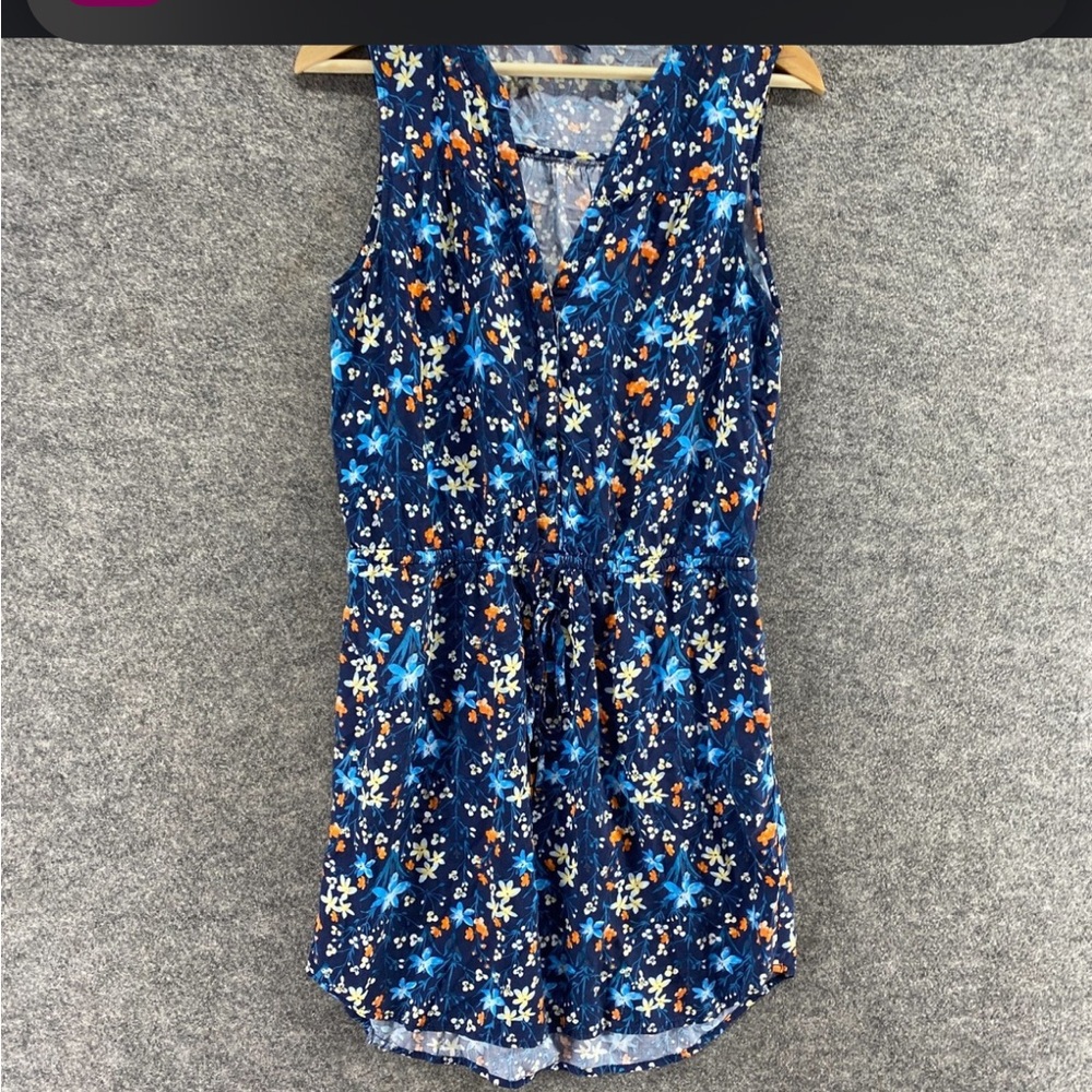 GAP Navy and Orange Floral Dress